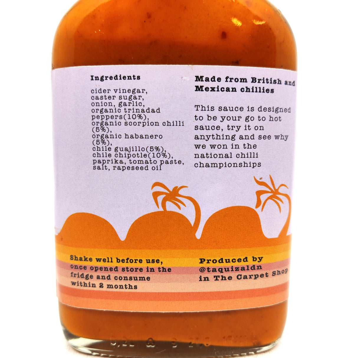 Taquiza Salsa Suave Mexican Table Sauce (200ml)-Hop Burns & Black