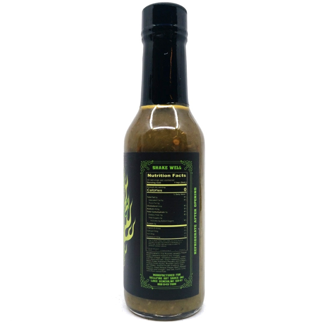 Hellfire Devil's Blend Roasted Reaper Hot Sauce (148ml)-Hop Burns & Black
