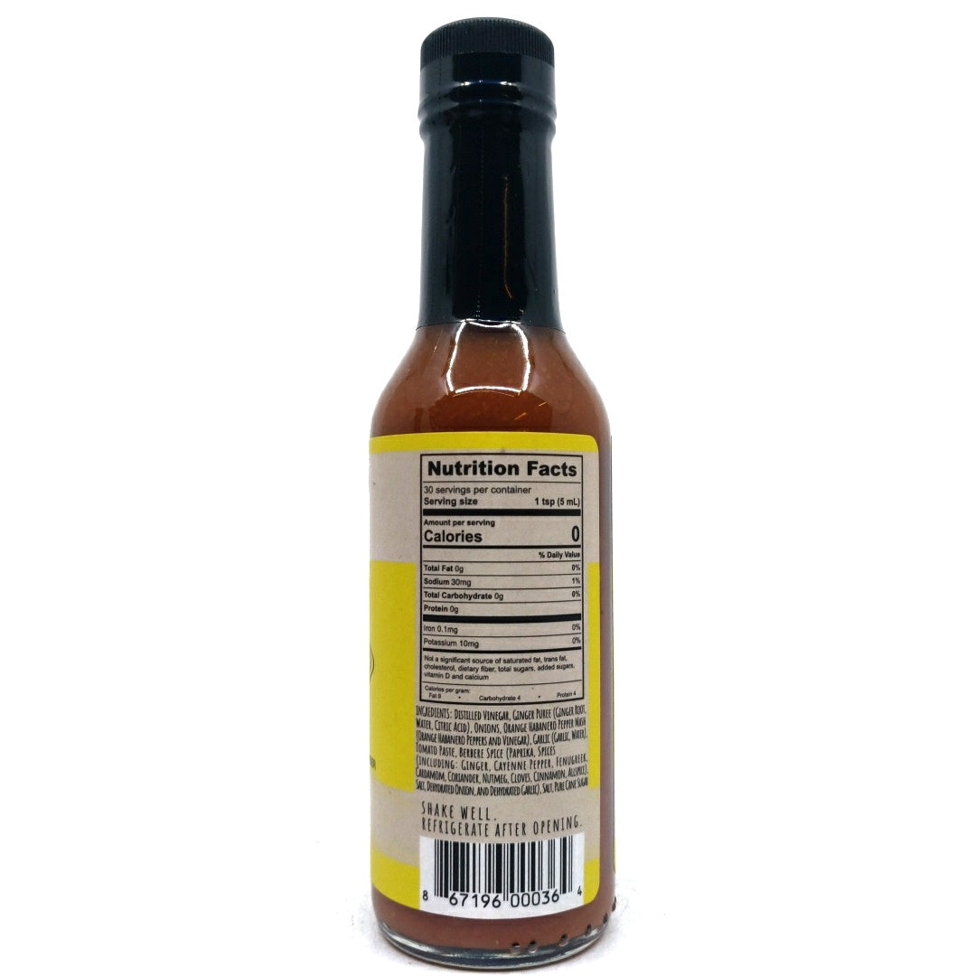 Clark & Hopkins Ethiopia Hot Sauce (148ml)-Hop Burns & Black