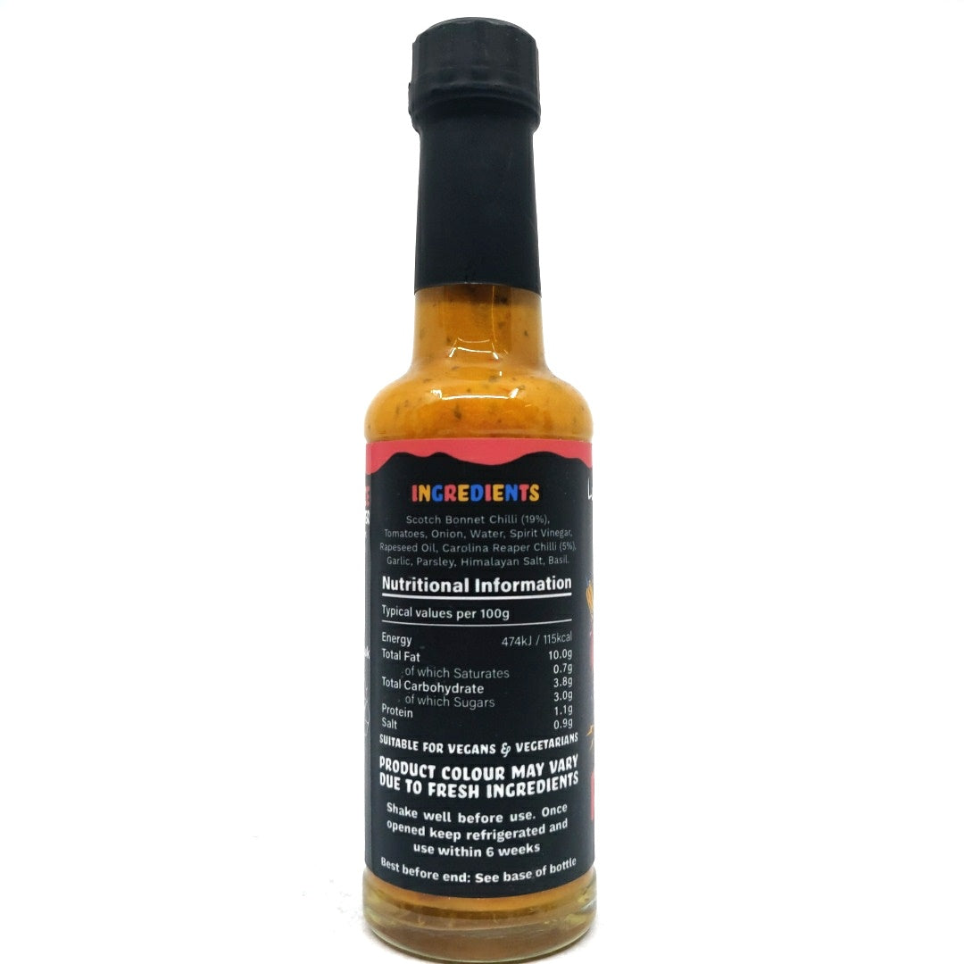Lazy Scientist Brixton Hot Sauce (150ml)-Hop Burns & Black