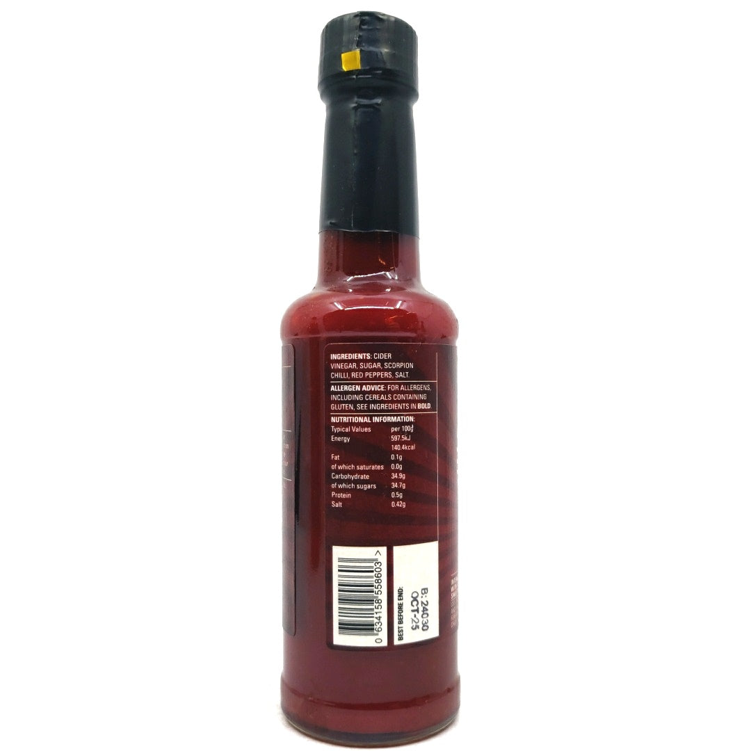 Wiltshire Chilli Farm Trinidad Scorpion Chilli Sauce (140ml)-Hop Burns & Black