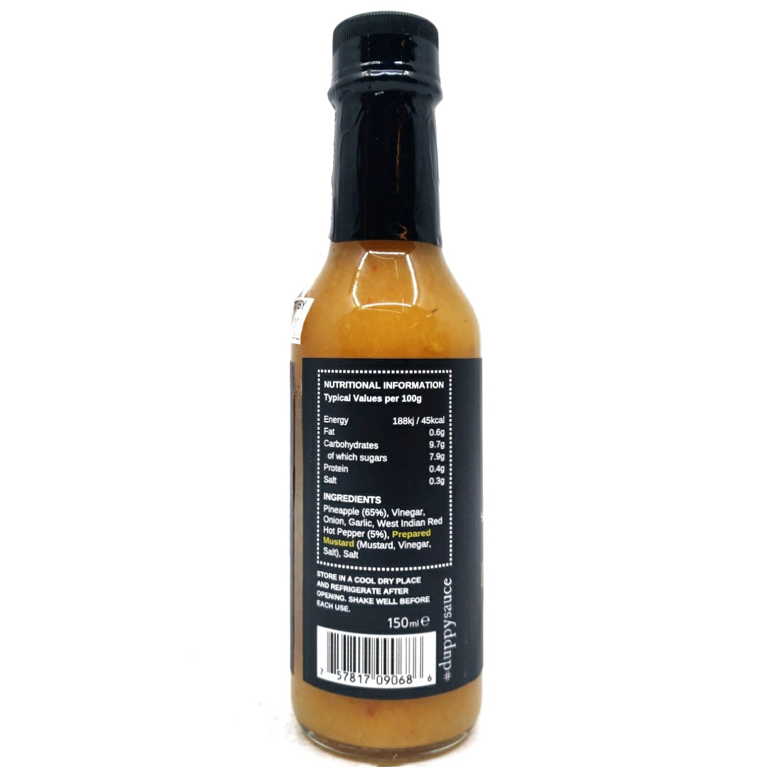 Old Duppy Chilli Pineapple Smoked Pepper Sauce (150ml)-Hop Burns & Black