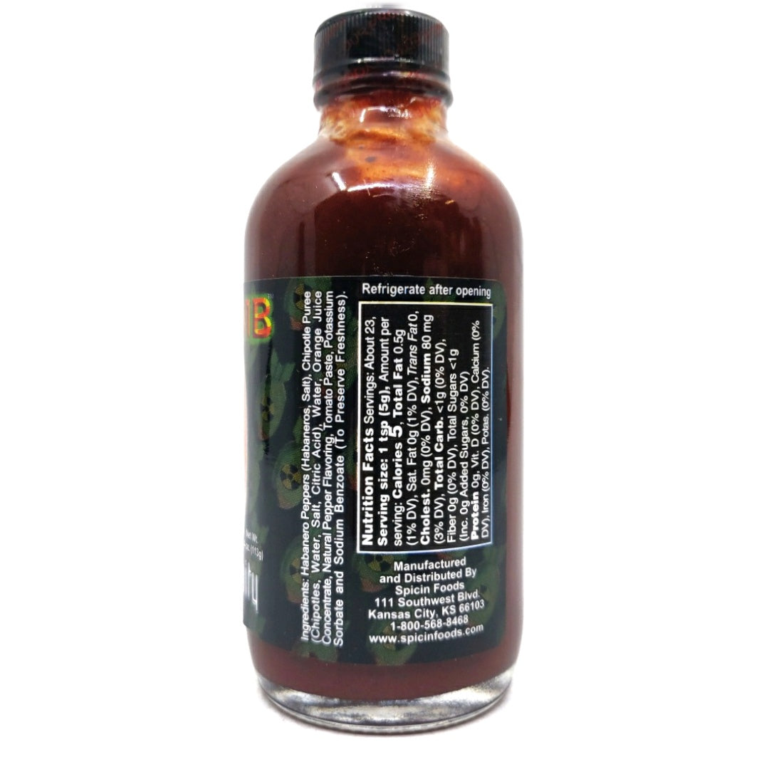 Da Bomb Beyond Insanity Hot Sauce (118g)-Hop Burns & Black