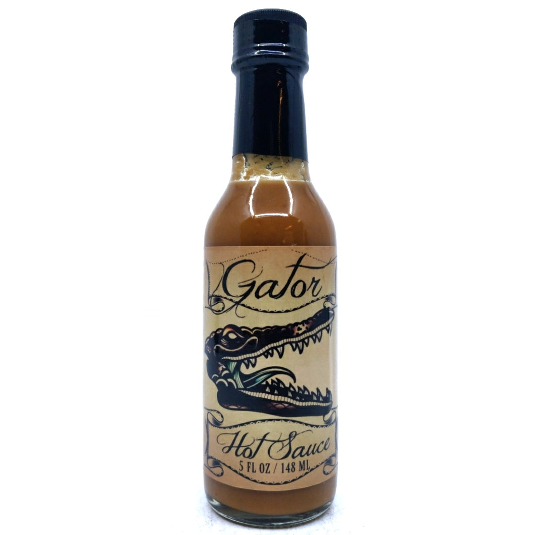 PuckerButt Gator Pepper X Hot Sauce (148ml)-Hop Burns & Black
