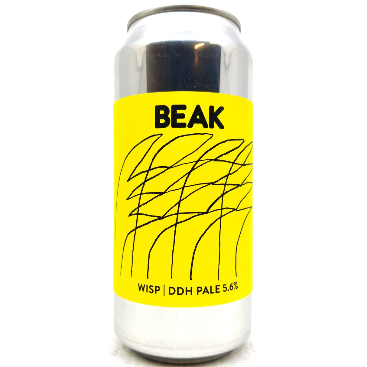 Beak Brewery Wisp Pale Ale 5.6% (440ml can)-Hop Burns & Black