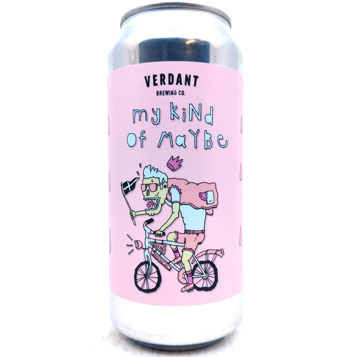 Verdant My Kind Of Maybe IPA 6% (440ml can)-Hop Burns & Black