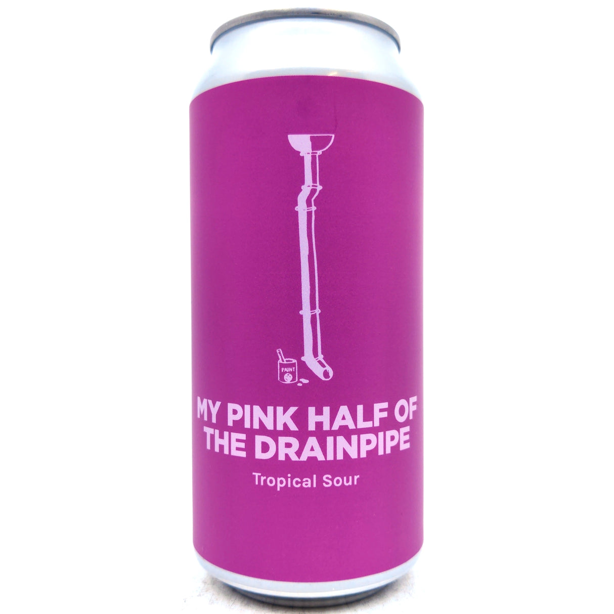 Pomona Island My Pink Half Of The Drainpipe Tropical Sour 6.5% (440ml can)-Hop Burns & Black