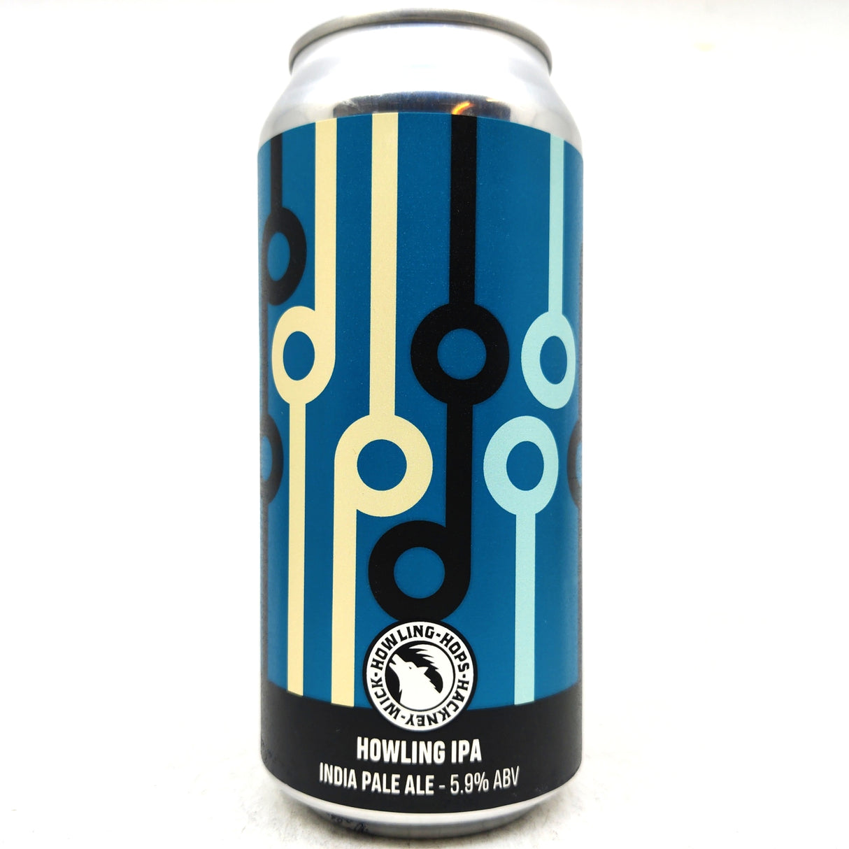 Howling Hops Howling IPA 5.9% (440ml can)-Hop Burns & Black