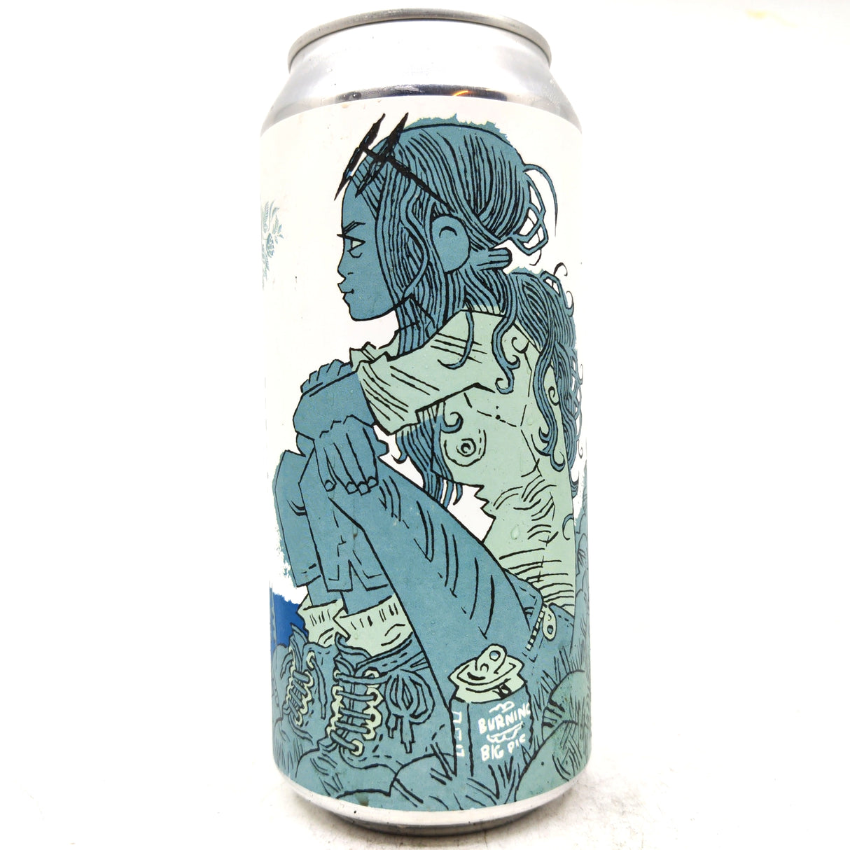 Burning Sky Big Picture IPA 6% (440ml can)-Hop Burns & Black