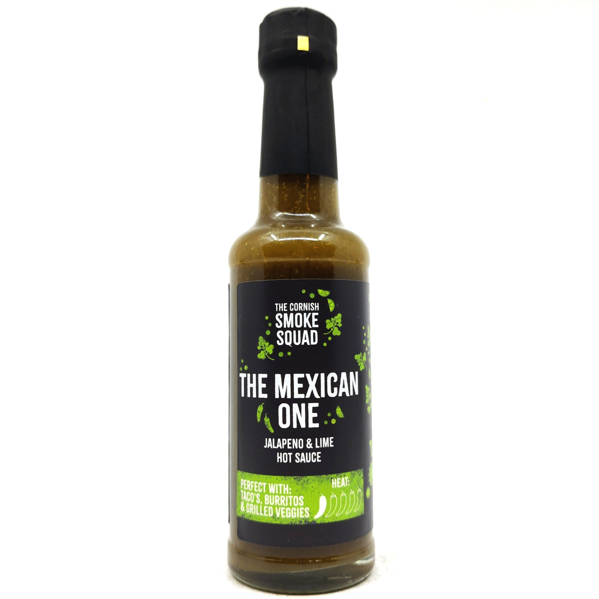 Cornish Smoke Squad The Mexican One Jalapeno & Lime Hot Sauce (150g)-Hop Burns & Black
