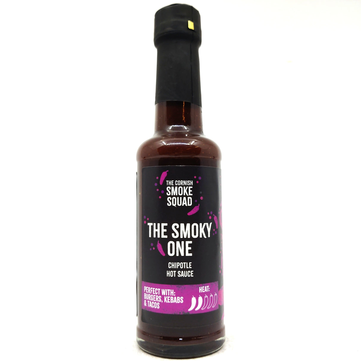 Cornish Smoke Squad The Smoky One Chipotle Hot Sauce (150g)-Hop Burns & Black