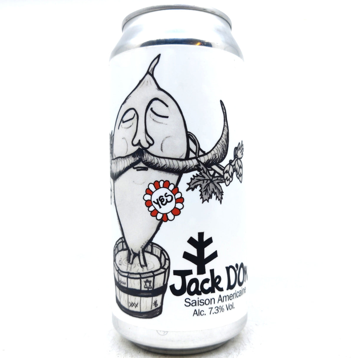 St Mars Of The Desert Jack D'Or Saison Americaine 7.3% (440ml can)-Hop Burns & Black
