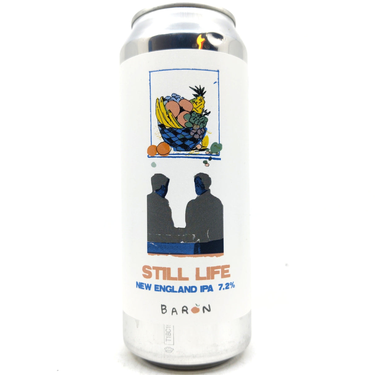 Baron Brewing x Gamma Still Life IPA 7.2% (500ml can)-Hop Burns & Black