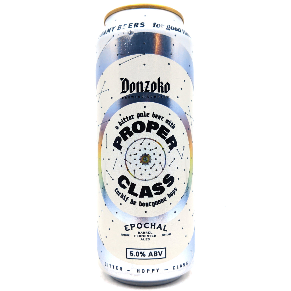 Donzoko x Epochal Proper Class Pale Ale 5.5% (500ml can)-Hop Burns & Black