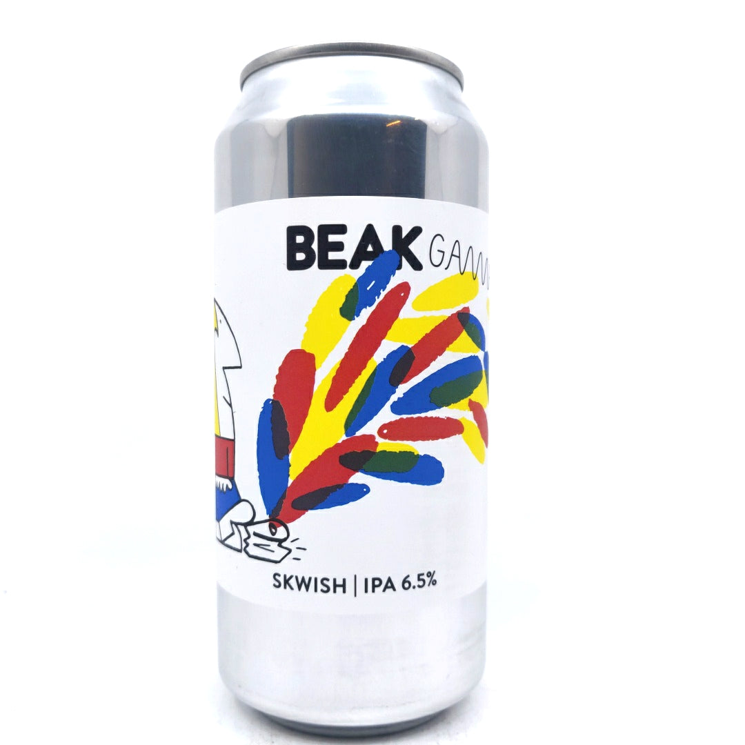 Beak Brewery x Gamma Skwish IPA 6.5% (440ml can)-Hop Burns & Black