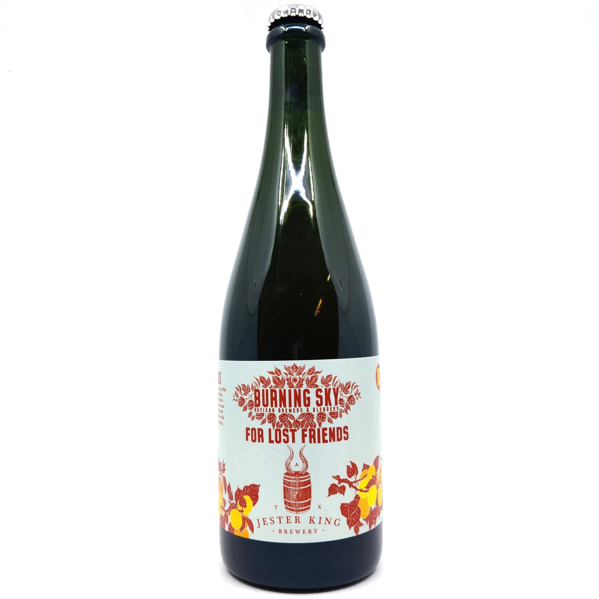 Burning Sky x Jester King For Lost Friends Wild Beer 6% (750ml)-Hop Burns & Black