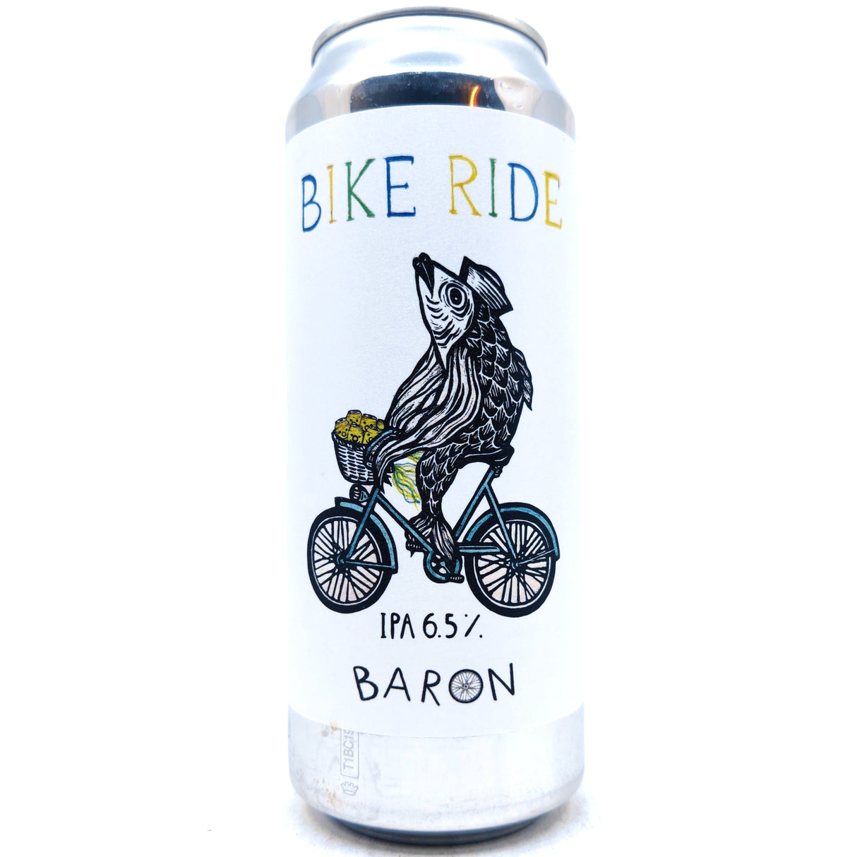 Baron Brewing Bike Ride IPA 6.5% (500ml can)-Hop Burns & Black