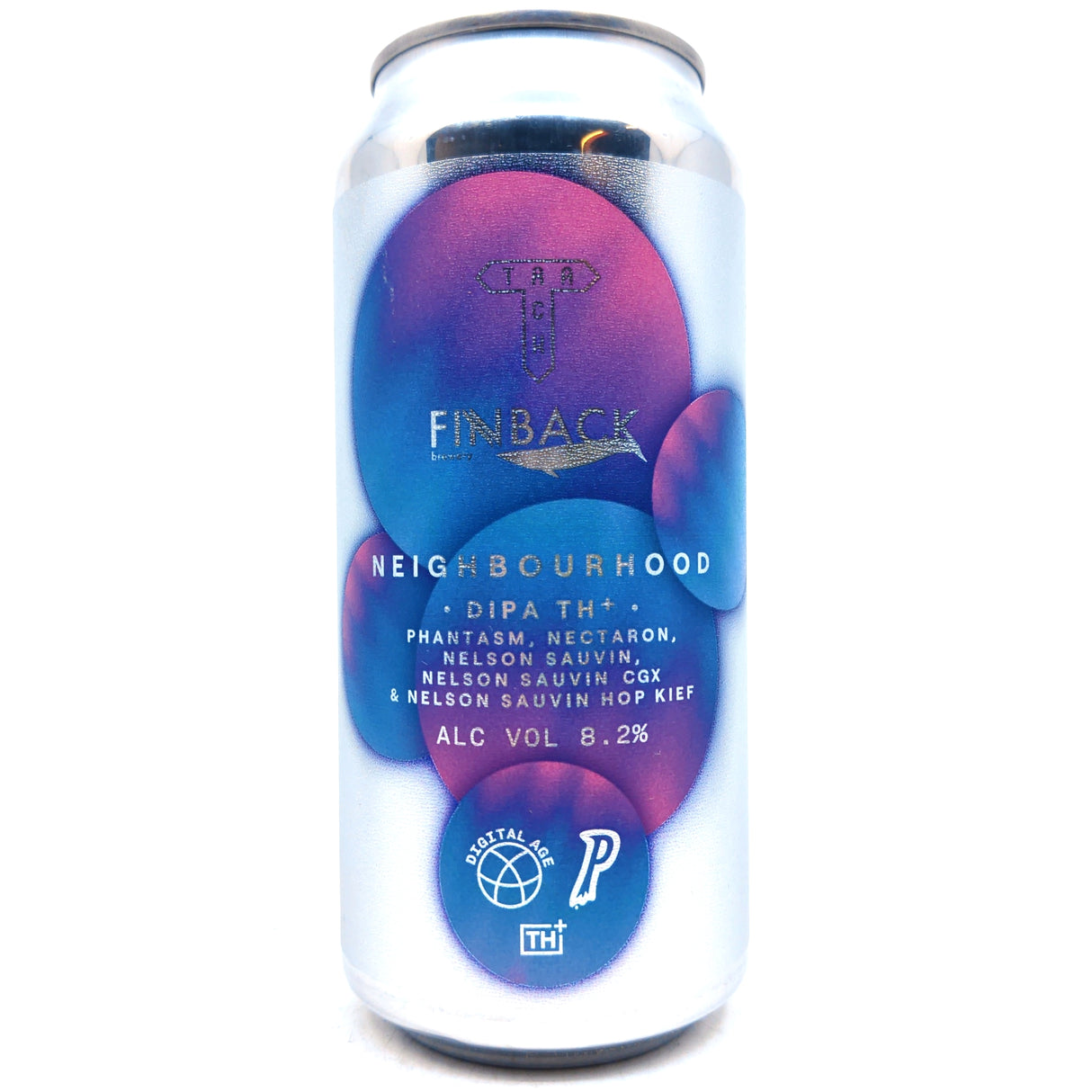 Track x Finback Neighbourhood Double IPA 8.2% (440ml can)-Hop Burns & Black