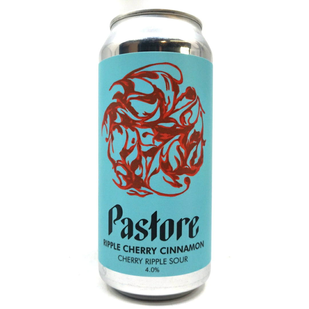 Pastore Cherry Cinnamon Ripple Sour 4% (440ml can)-Hop Burns & Black