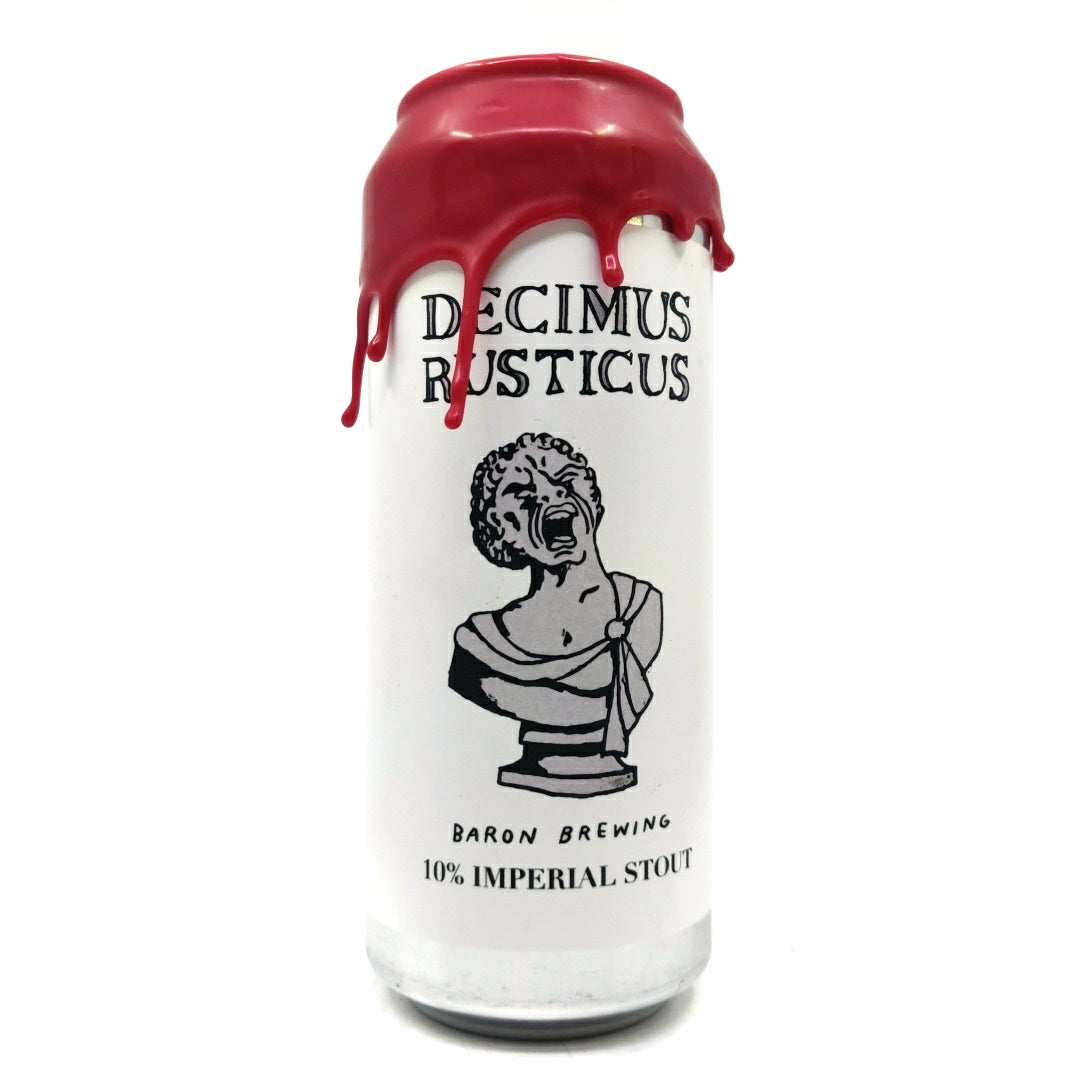 Baron Brewing x Bereta Decimus Rusticus Imperial Stout 10% (500ml can)-Hop Burns & Black