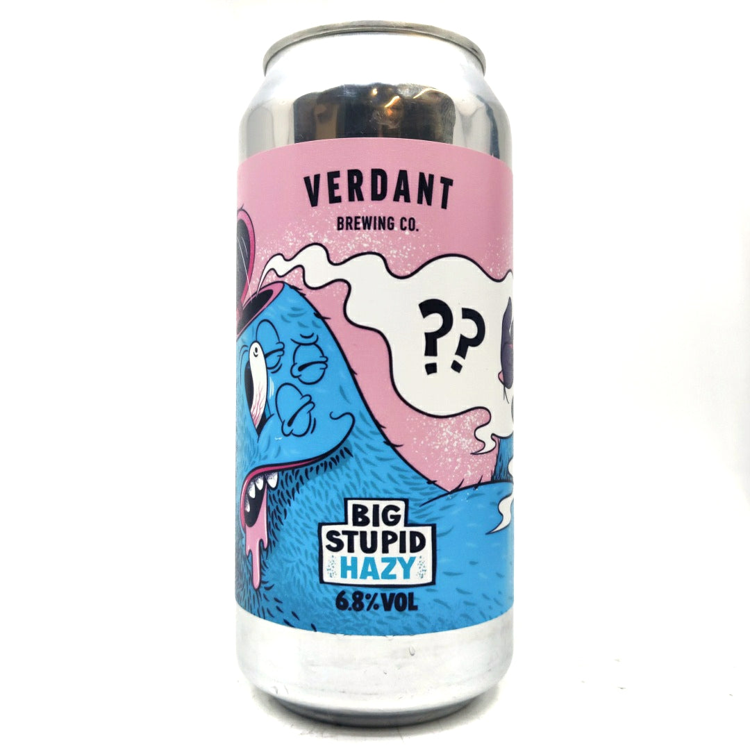 Verdant Big Stupid Hazy IPA 6.8% (440ml can)-Hop Burns & Black