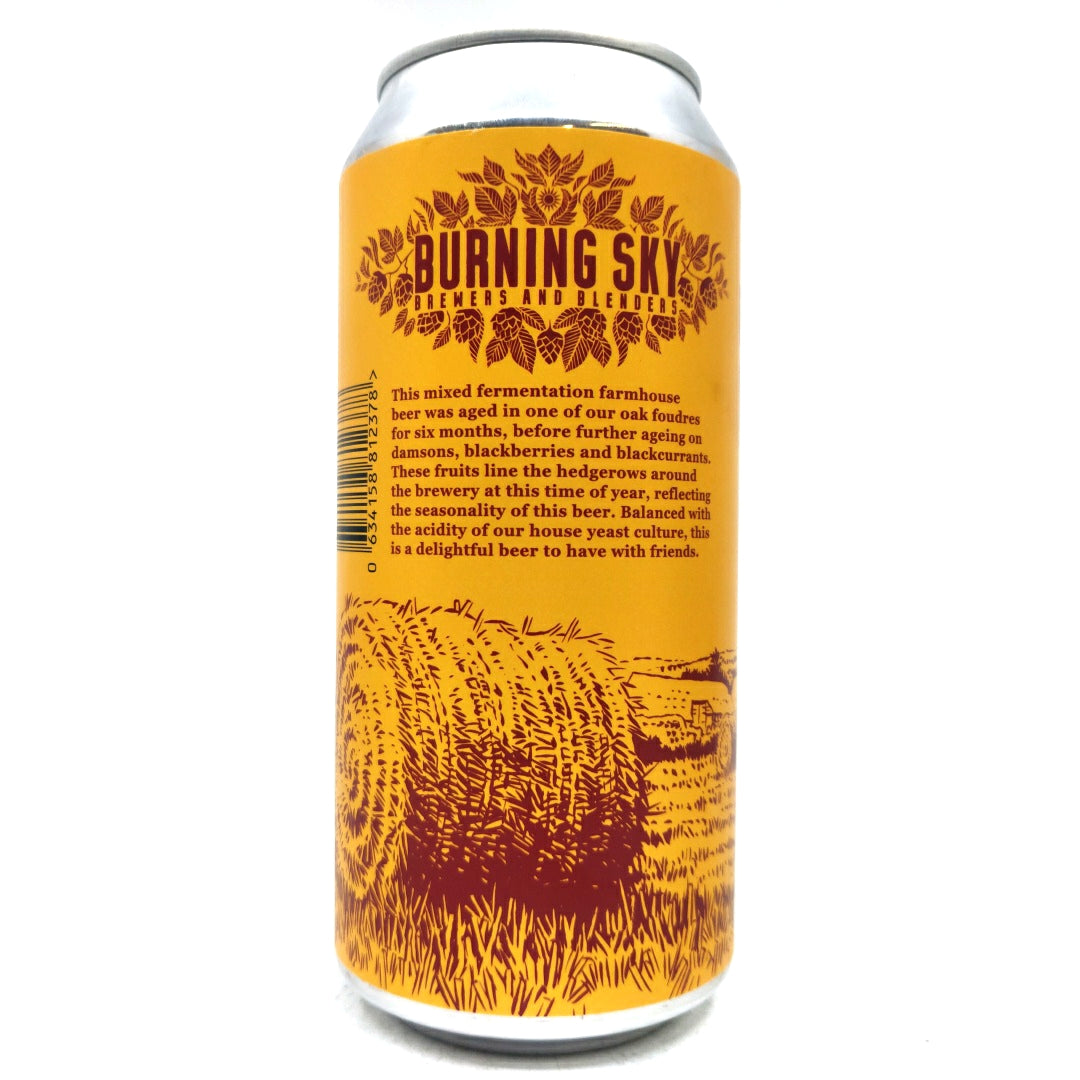 Burning Sky Hedgerow Provision 6.2% (440ml can)-Hop Burns & Black