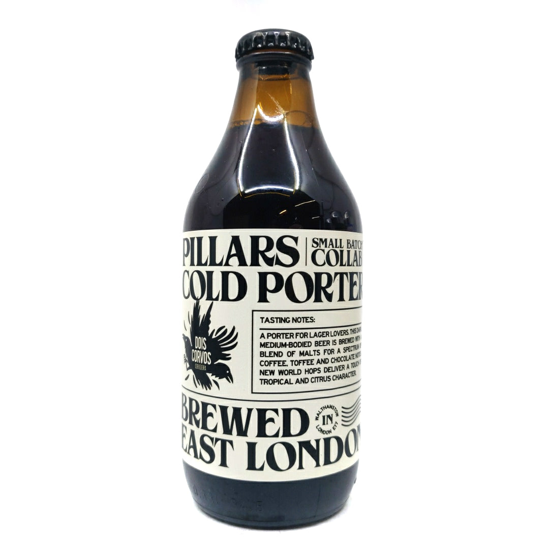 Pillars Cold Porter 4.2% (330ml)-Hop Burns & Black