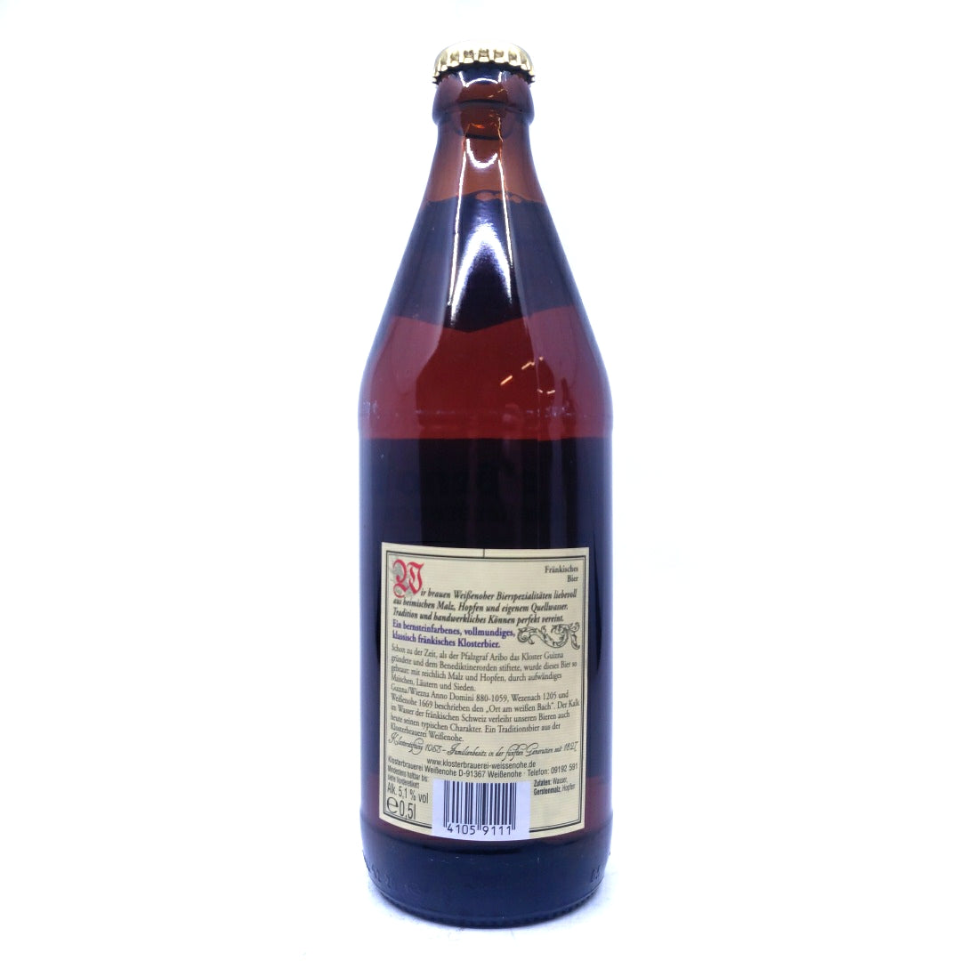 Klosterbrauerei Weissenoher Altfrankisch 5,1% (500ml)-Hop Burns & Black