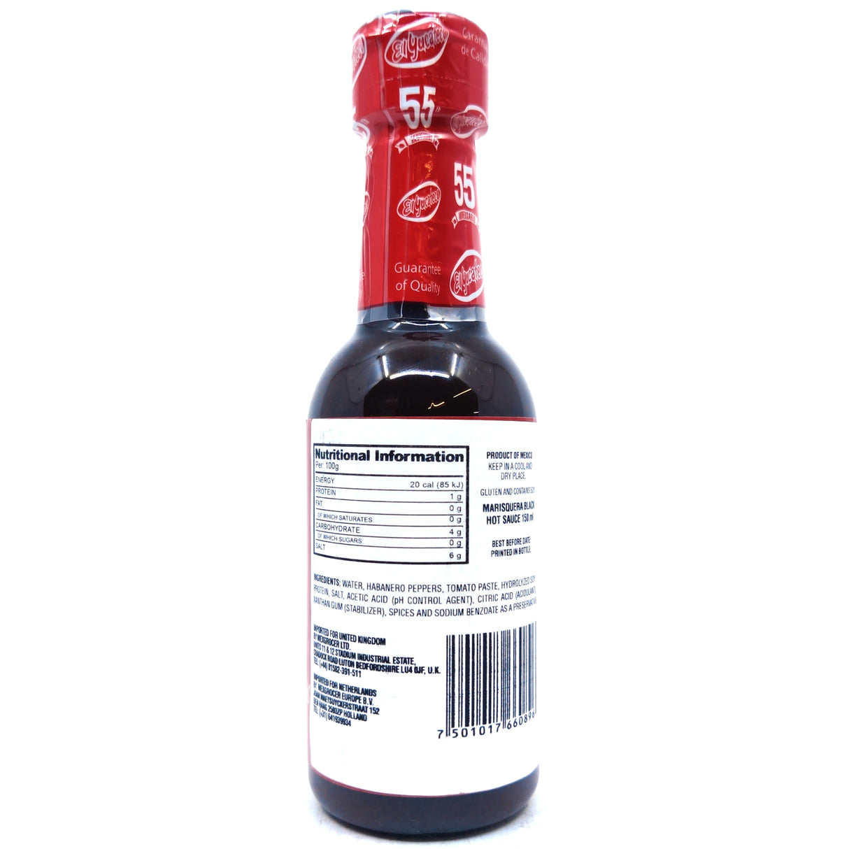 El Yucateco Marisquera Black Hot Sauce (150ml)-Hop Burns & Black