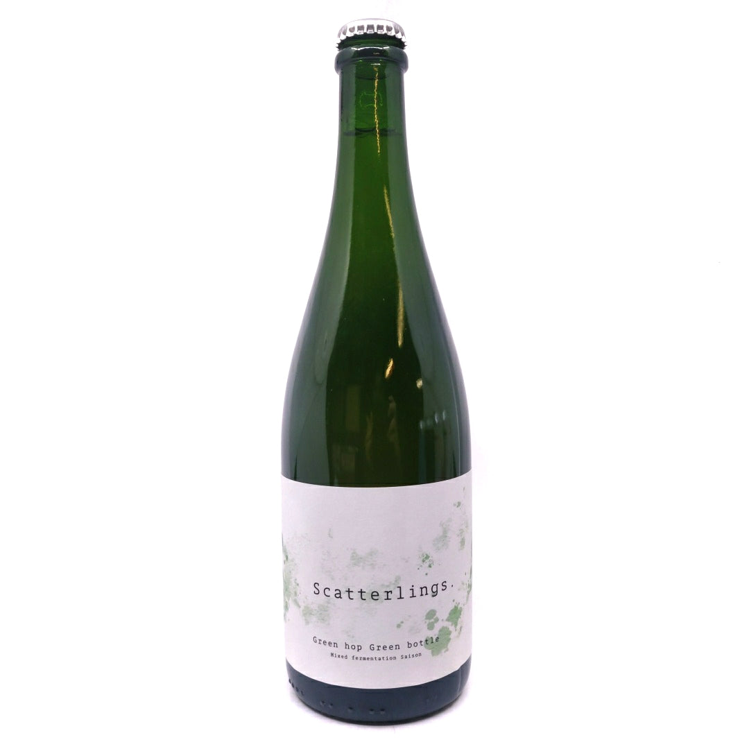 Scatterlings Green Hop Green Bottle Saison 5.2% (750ml)-Hop Burns & Black