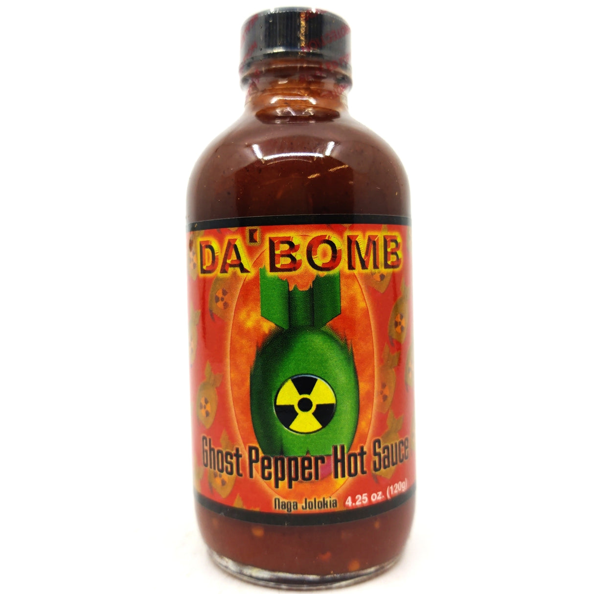 Da Bomb Ghost Pepper Hot Sauce (118g)-Hop Burns & Black