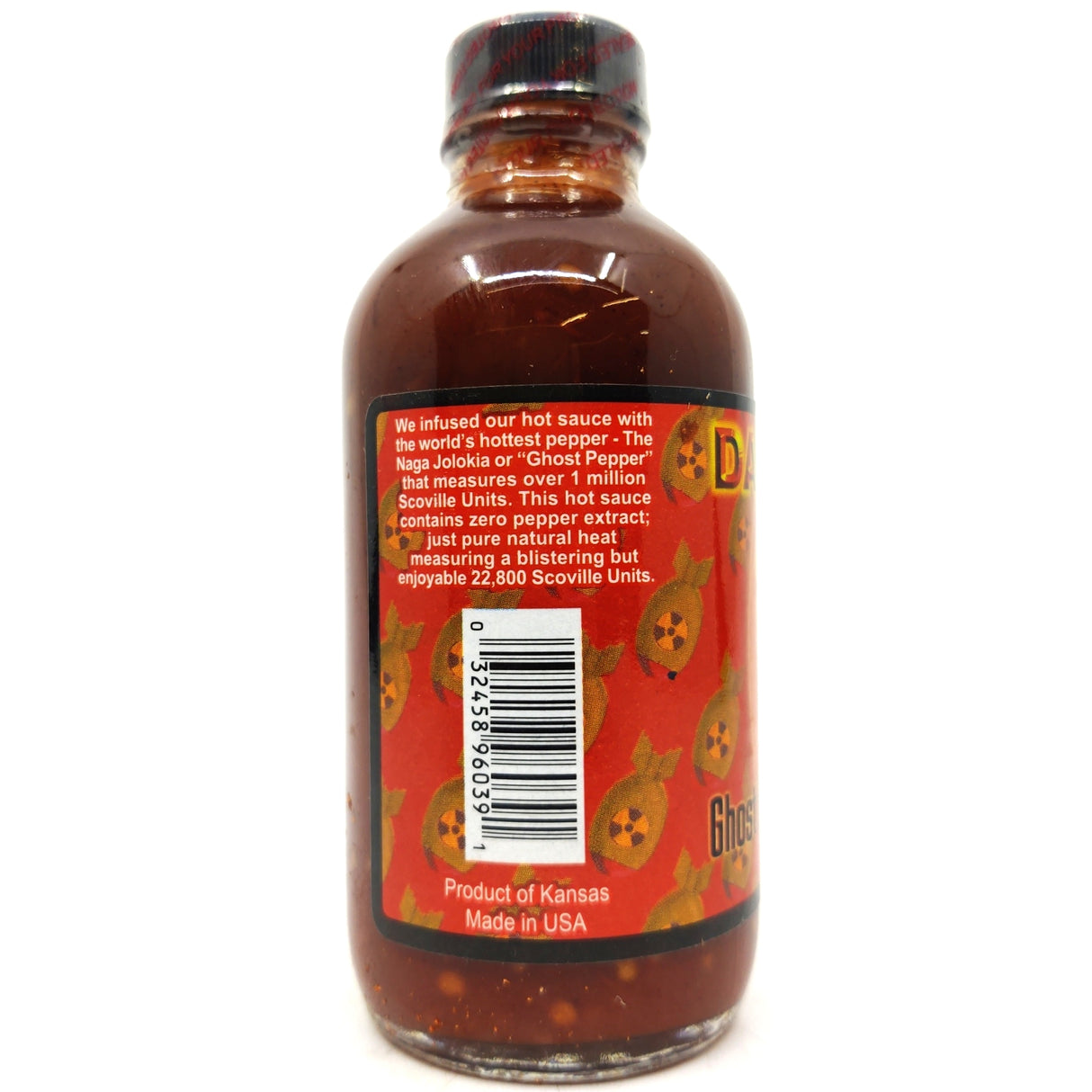 Da Bomb Ghost Pepper Hot Sauce (118g)-Hop Burns & Black