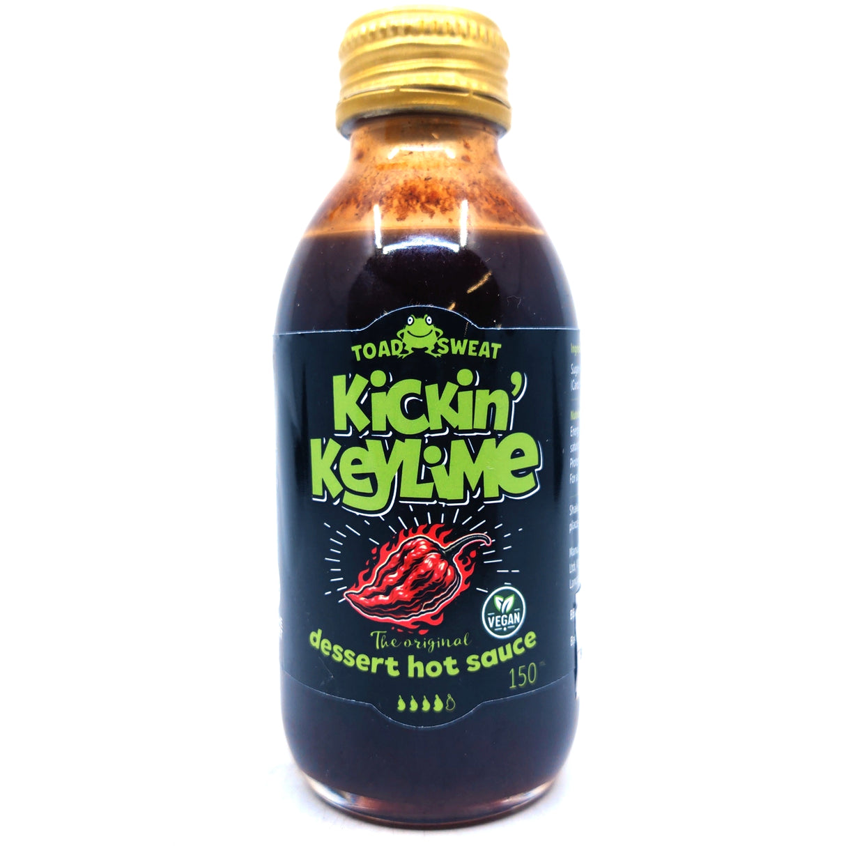 Toad Sweat Kickin' Key Lime Hot Sauce Carolina Reaper Edition (150ml)-Hop Burns & Black