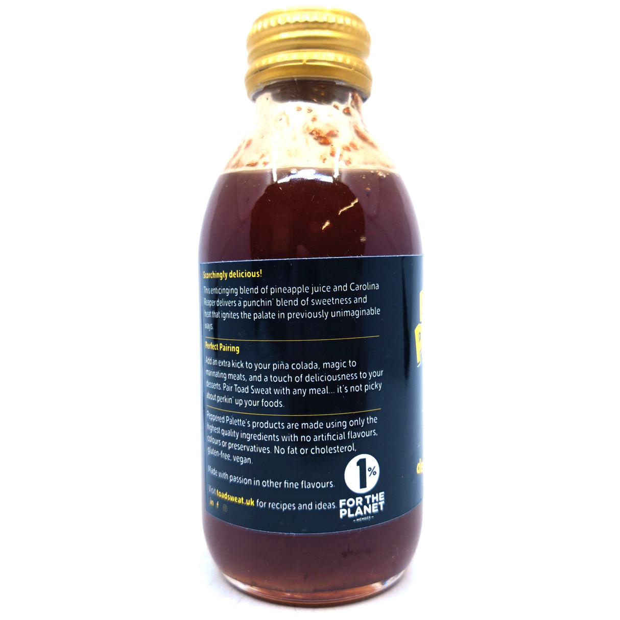 Toad Sweat Punchin' Pineapple Hot Sauce Carolina Reaper Edition (150ml)-Hop Burns & Black