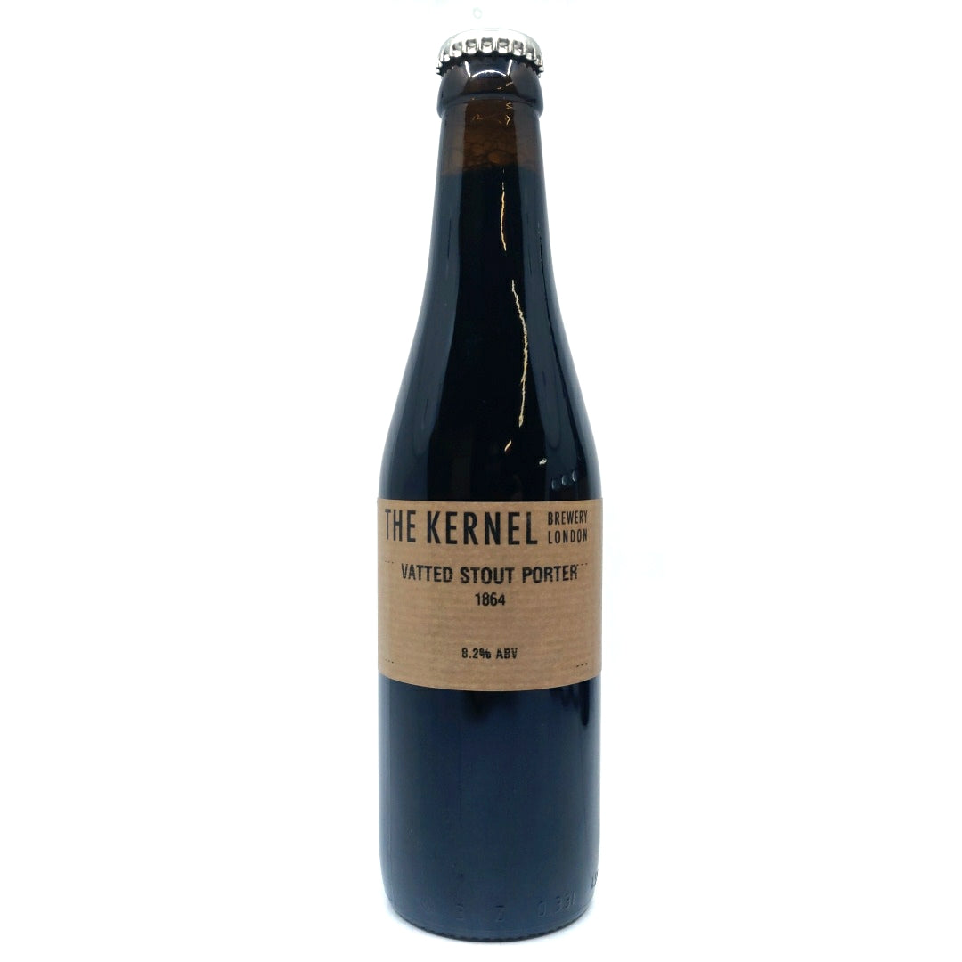 Kernel Vatted Stout Porter 1864 8.2% (330ml)-Hop Burns & Black