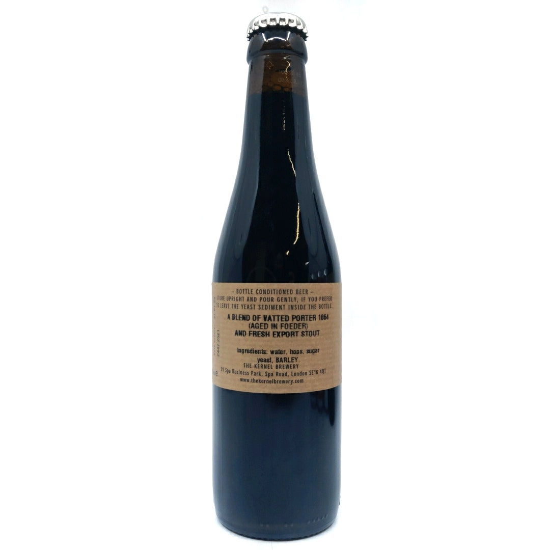 Kernel Vatted Stout Porter 1864 8.2% (330ml)-Hop Burns & Black