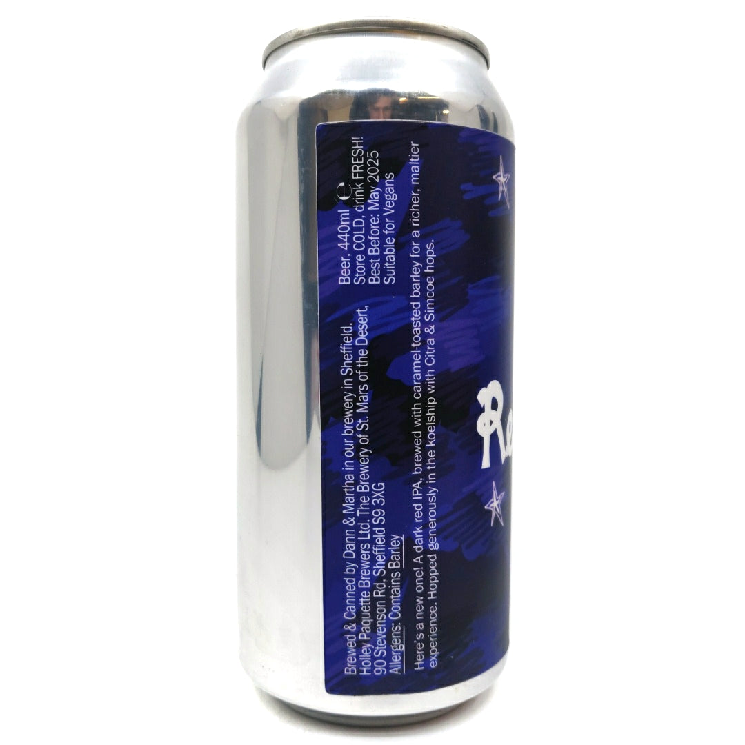 St Mars Of The Desert Red Planet Red IPA 5.4% (440ml can)-Hop Burns & Black