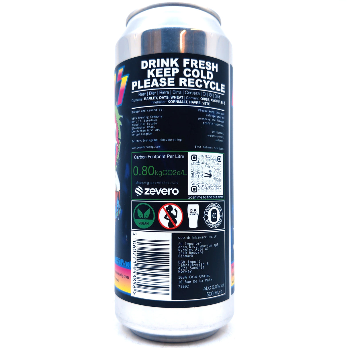 DEYA Club Kidz NZ Pale Ale 5% (500ml can)-Hop Burns & Black