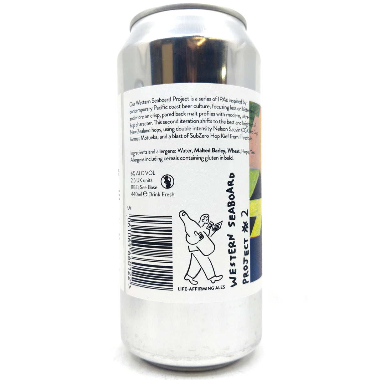 Beak Brewery Western Seaboard Project #2 Bright IPA 6% (440ml can)-Hop Burns & Black