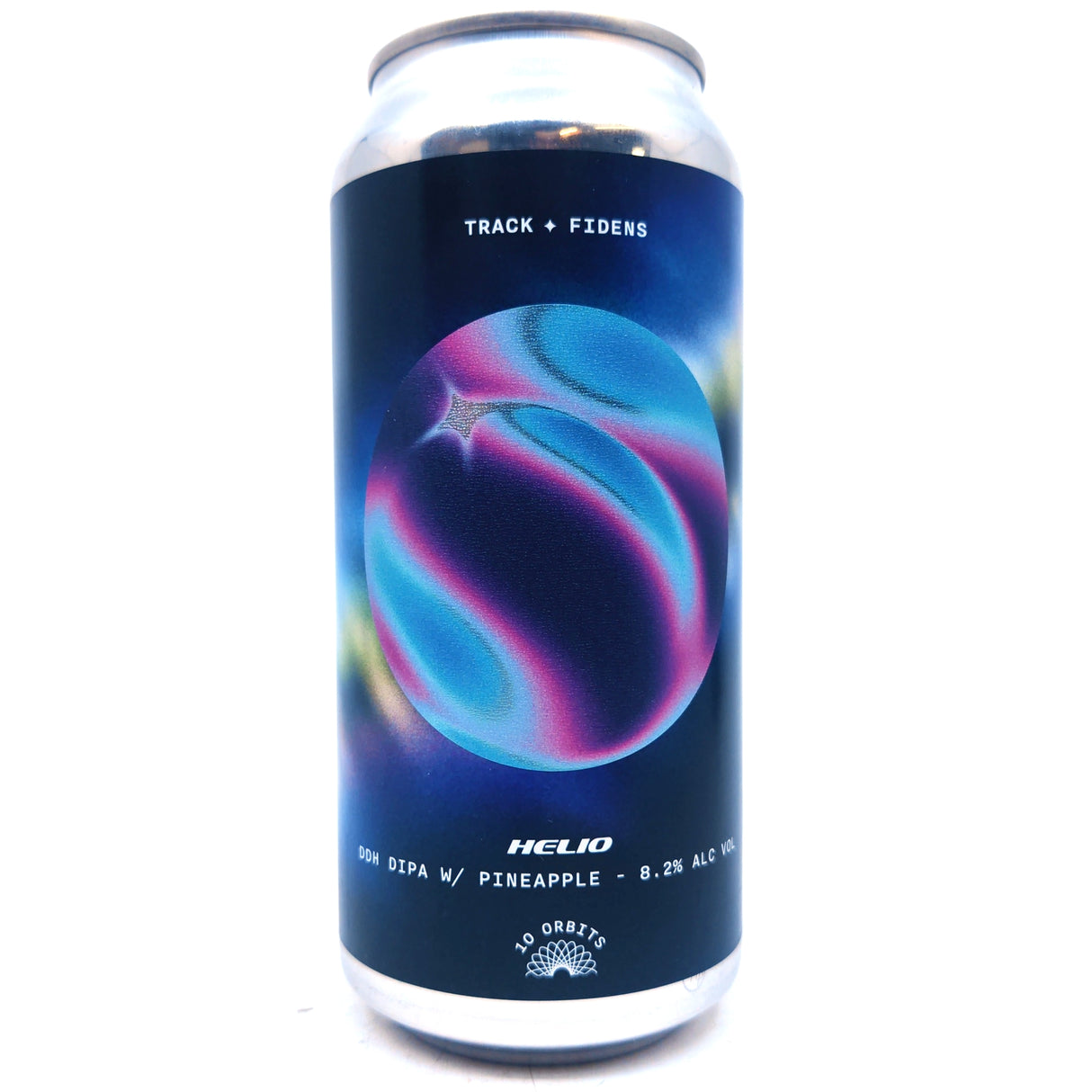 Track x Fidens Helio Double IPA 8.2% (440ml can)-Hop Burns & Black