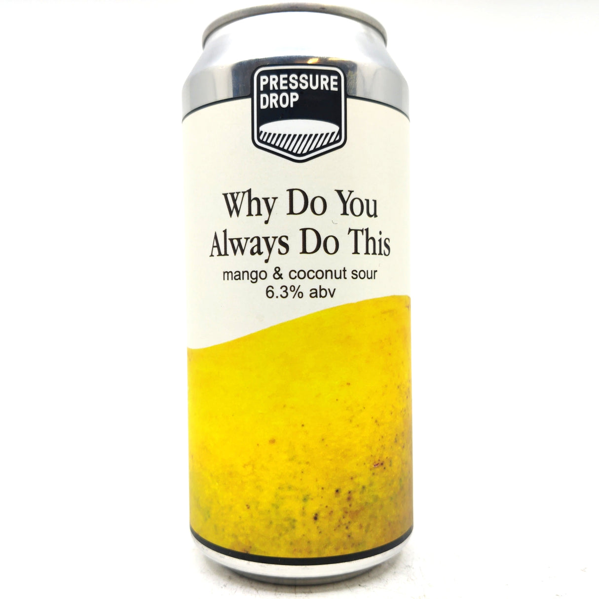 Pressure Drop Why Do You Always Do This Coconut Mango Sour 6.3% (440ml can)-Hop Burns & Black
