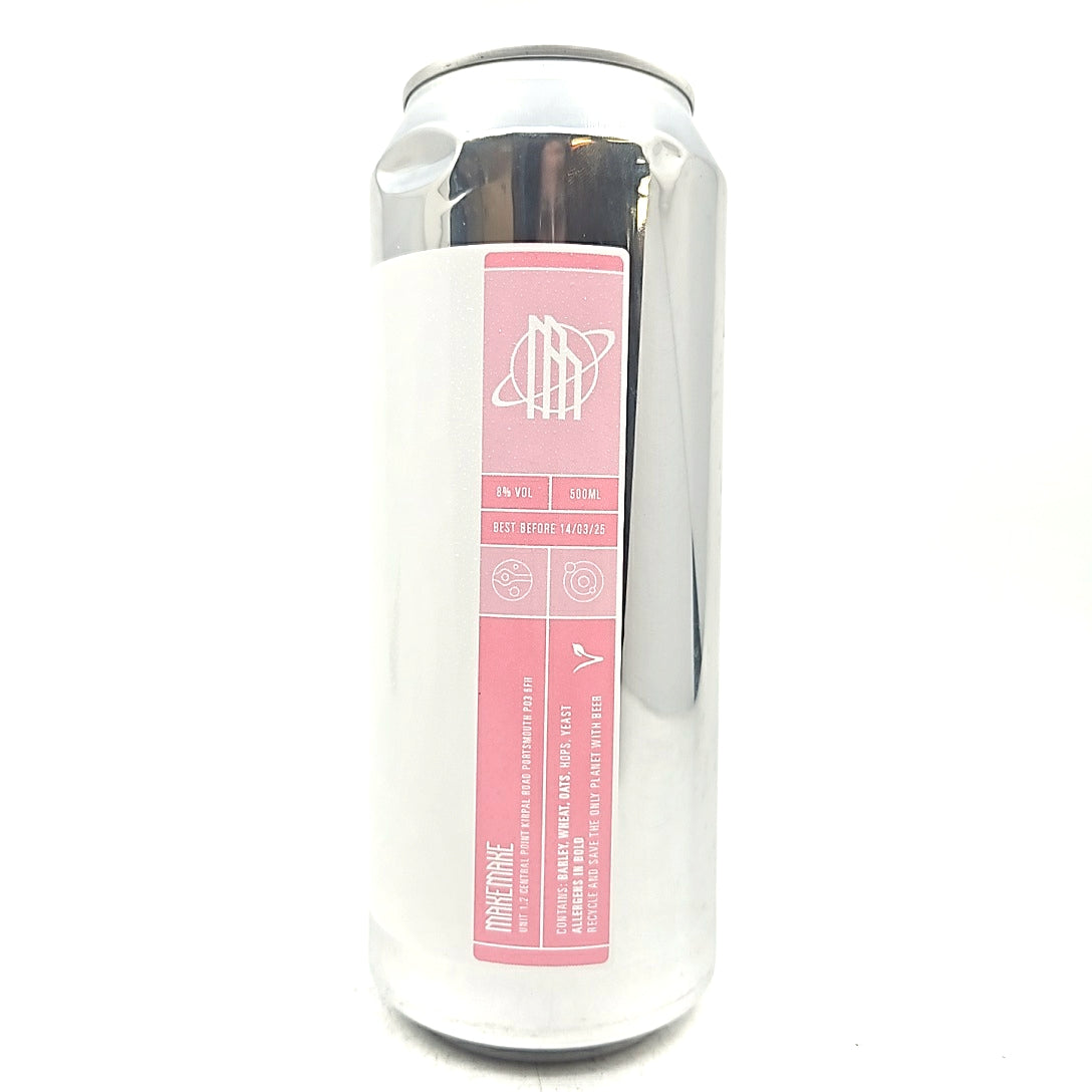Makemake Riwaka Universe Double IPA 8% (500ml can)-Hop Burns & Black