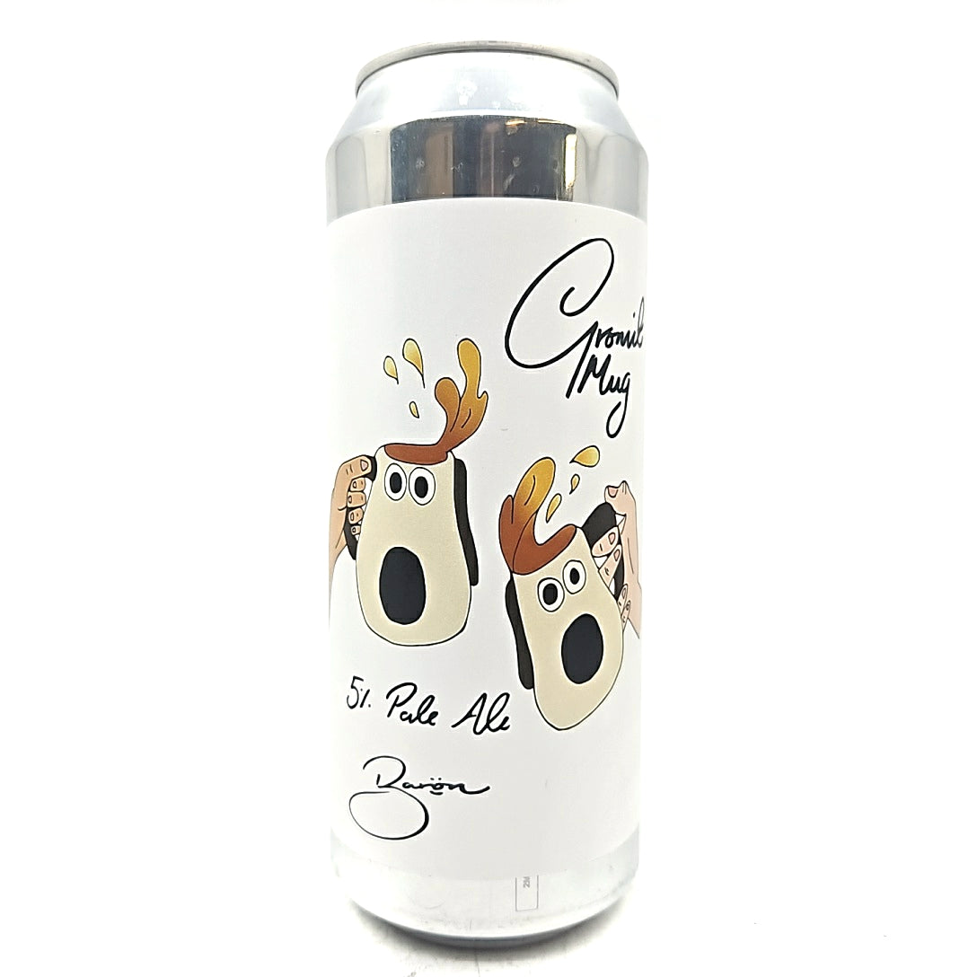 Baron Brewing Gromit Mug Pale Ale 5% (500ml can)-Hop Burns & Black