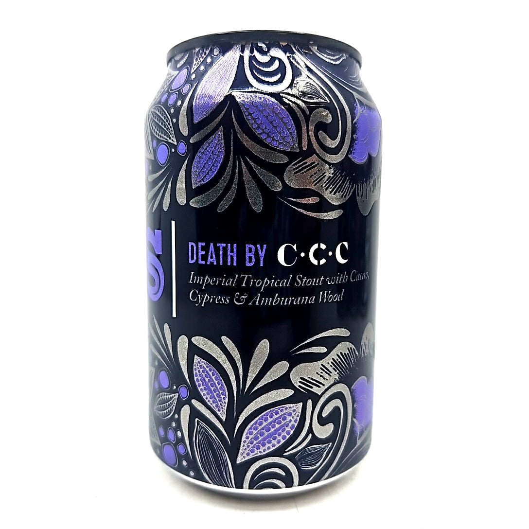 Siren Death By C.C.C. Imperial Stout 12.2% (330ml can)-Hop Burns & Black