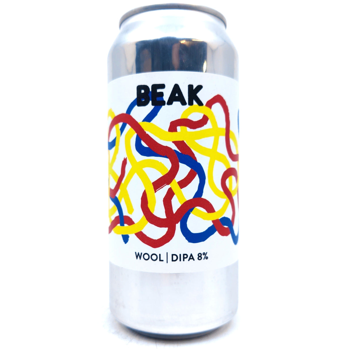 Beak Brewery Wool Double IPA 8.5% (440ml can)-Hop Burns & Black