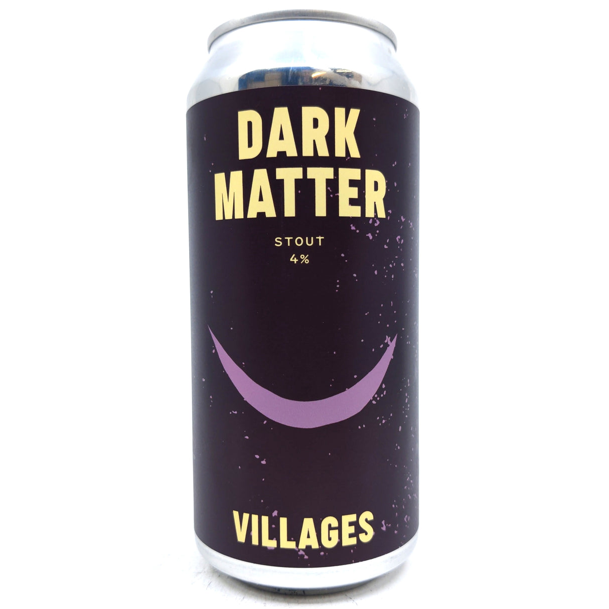 Villages Dark Matter Stout 4% (440ml can)-Hop Burns & Black