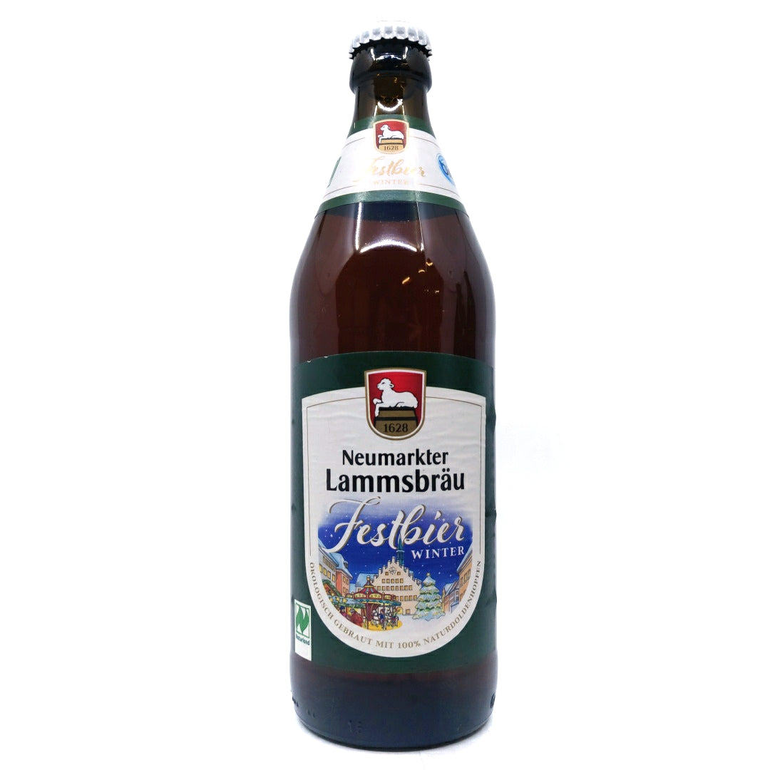 Neumarkter Lammsbrau Festbier Winter 5.6% (500ml)-Hop Burns & Black