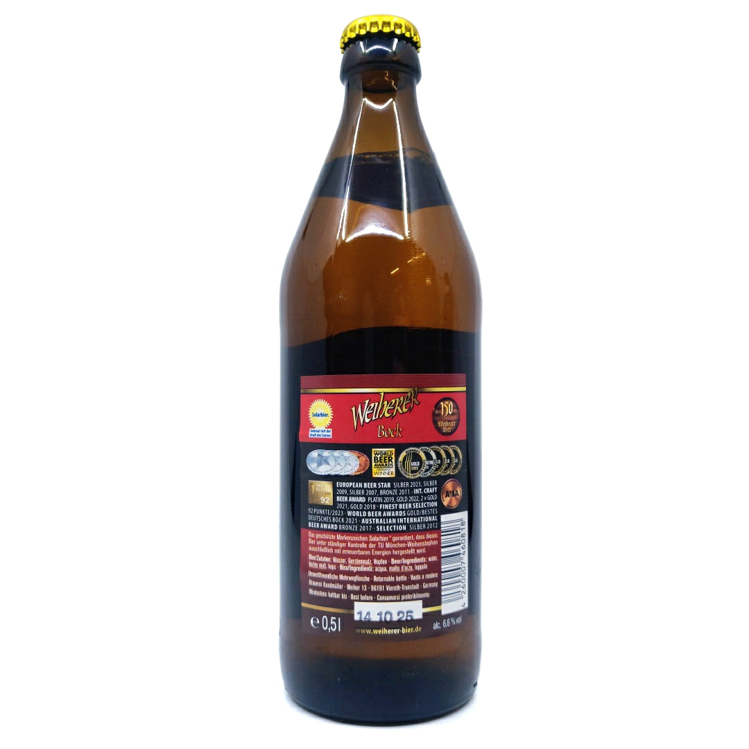 Kundmueller Weiherer Bock 6.6% (500ml)-Hop Burns & Black