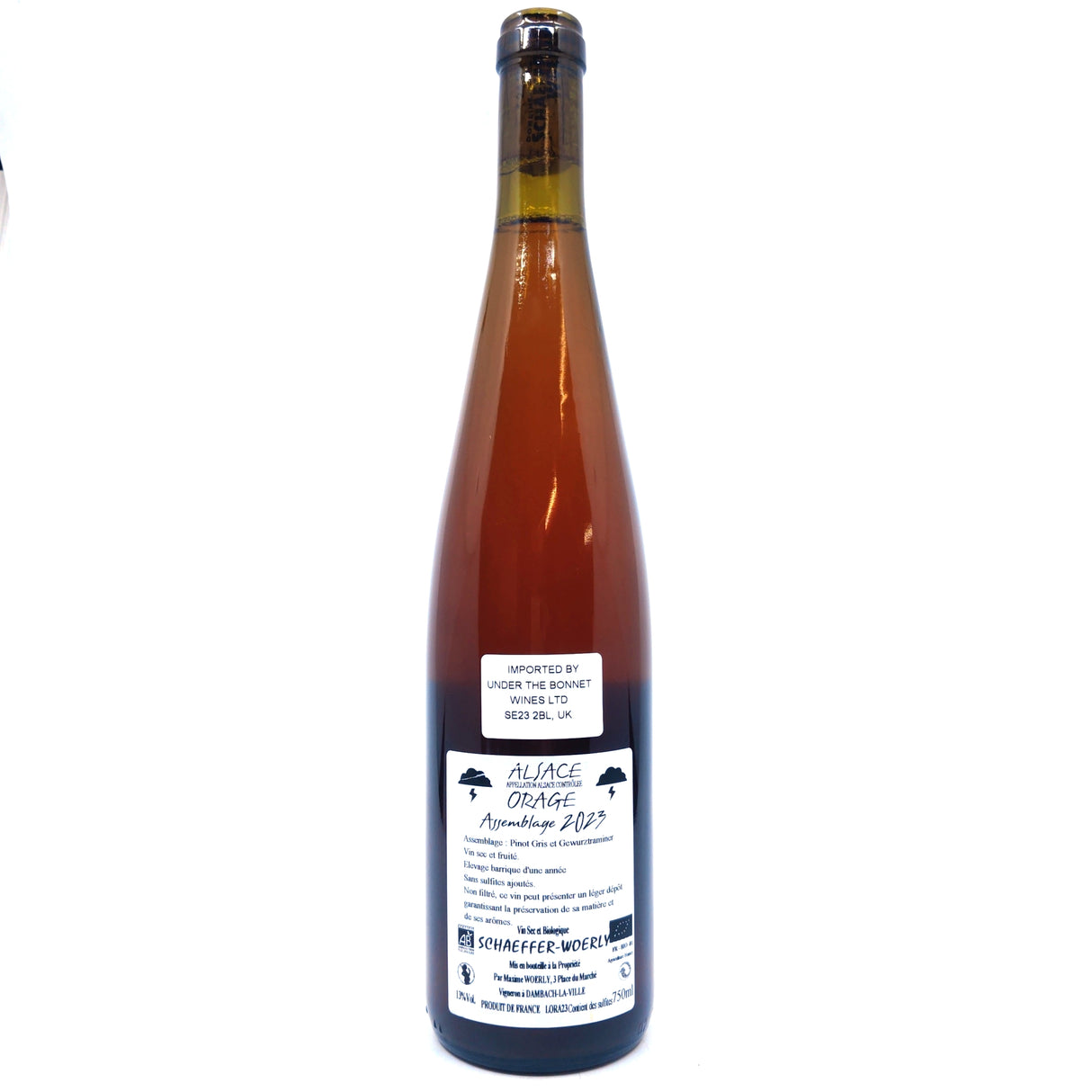 Schaeffer Woerly Orage Maceration 2023 13% (750ml)-Hop Burns & Black