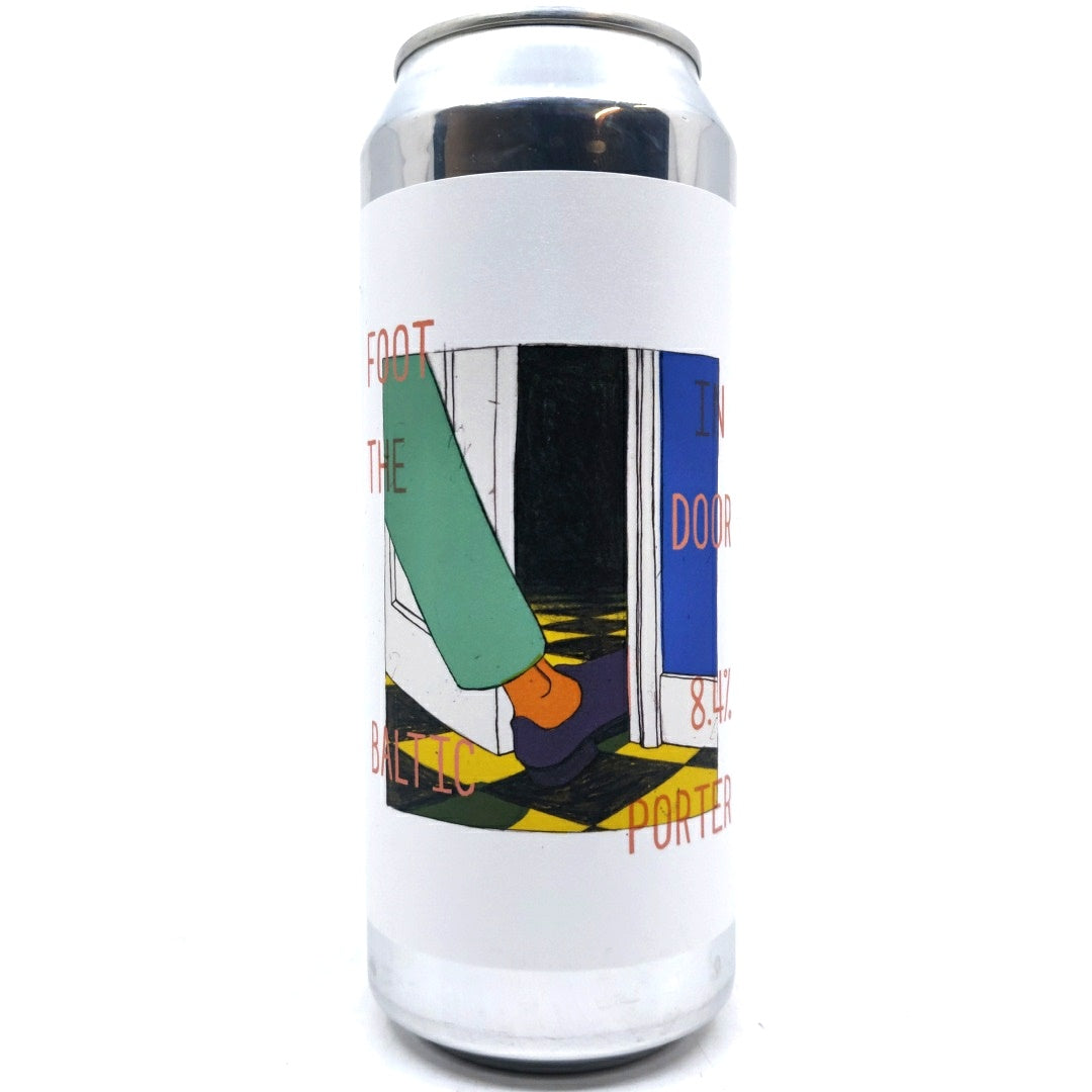 Baron Brewing Foot In the Door Baltic Porter 8.4% (500ml can)-Hop Burns & Black